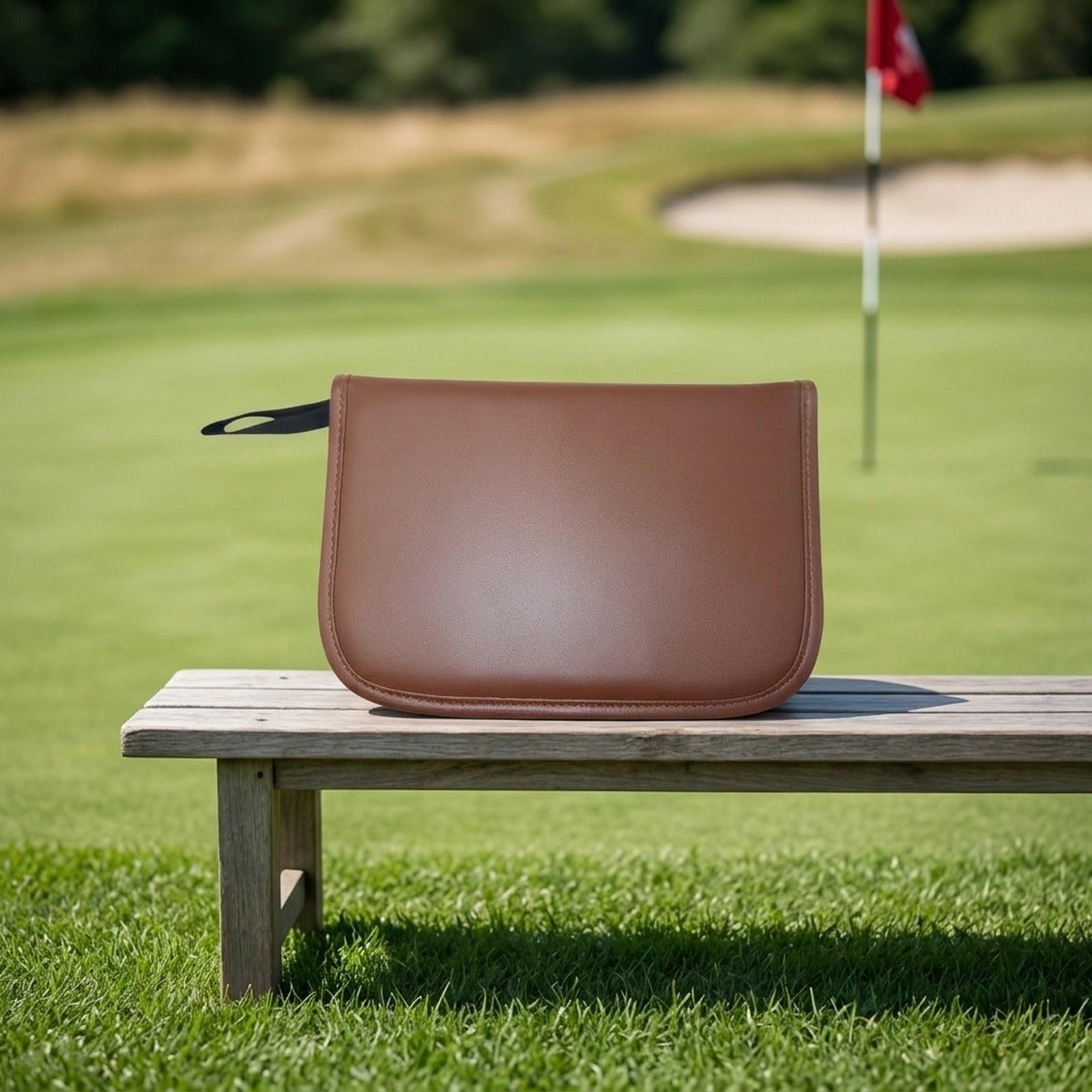 Golf Equipment Gifts - กระเป๋าใส่ลูกกอล์ฟ กระเป๋าเก็บอุปกรณ์อเนกประสงค์สำหรับผู้ใหญ่ หนัง PU ของขวัญสำหรับนักกอล์ฟ กระเป๋าใส่อุปกรณ์กอล์ฟน้ำหนักเบา
