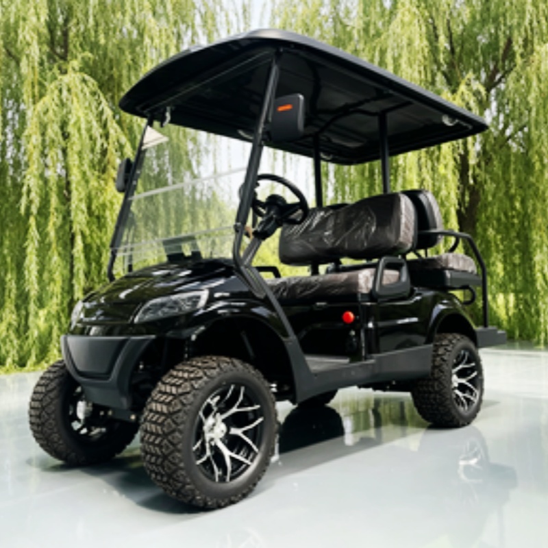 Golf Bag Stand Cart - รถกอล์ฟไฟฟ้า 2 ที่นั่ง Lithium Battery Club