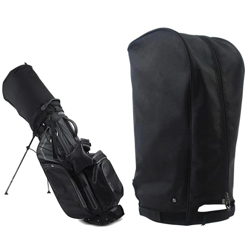 Golf Bag Stand Cart - ผ้าคลุมกันฝนแบบพกพาสำหรับถุงกอล์ฟ กันน้ำ กันฝุ่น สำหรับถุงกอล์ฟแบบตั้งและแบบลาก