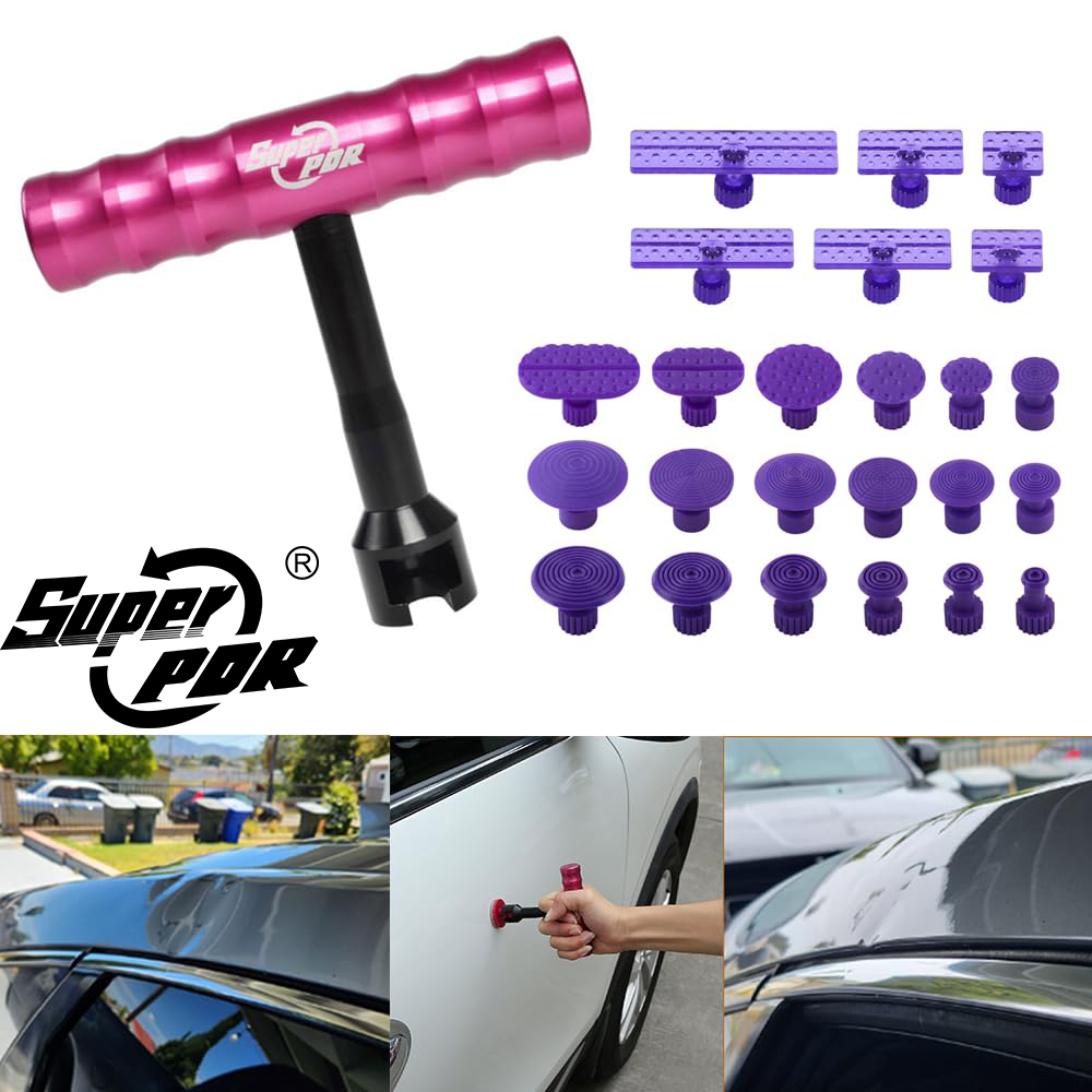 Divot Repair Tool - ชุดซ่อมรอยบุบรถยนต์แบบไม่ทำสี Super PDR 25 ชิ้น พร้อมที่ดึงแบบ
