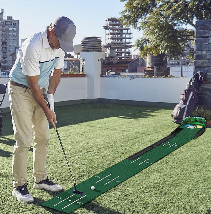 Golf Equipment Gifts - อุปกรณ์ฝึกซ้อมกอล์ฟ อุปกรณ์ฝึกซ้อมกอล์ฟในร่มและกลางแจ้ง แผ่นฝึกซ้อมพัตต์ ผ้ากำมะหยี่ ชุดฝึกซ้อม ใช้เป็นของขวัญ