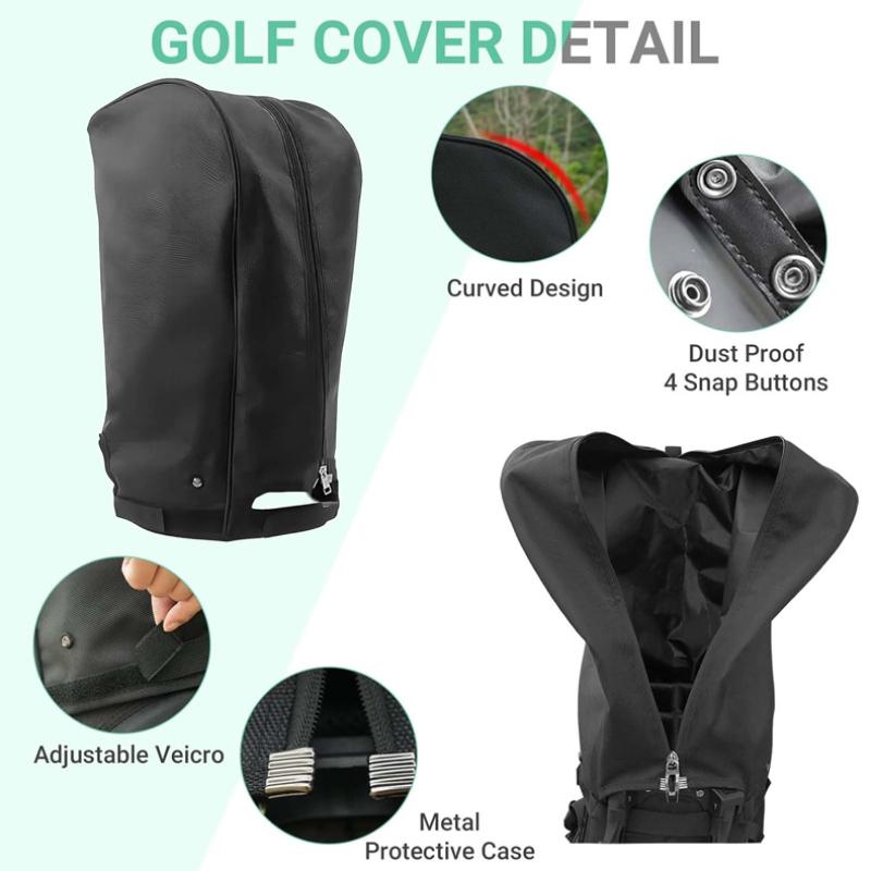 ผ้าคลุมกันฝนแบบพกพาสำหรับถุงกอ - Golf Bag Stand Cart บทวิจารณ์และราคา