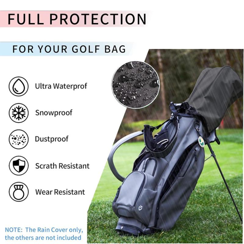 ผ้าคลุมกันฝนสำหรับถุงกอล์ฟ ป้อ - Golf Bag Stand Cart บทวิจารณ์และราคา