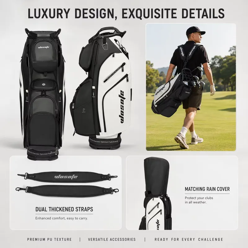 กระเป๋ากอล์ฟ Wosofe 14 ช่อง วั - Golf Bag Stand Cart บทวิจารณ์และราคา